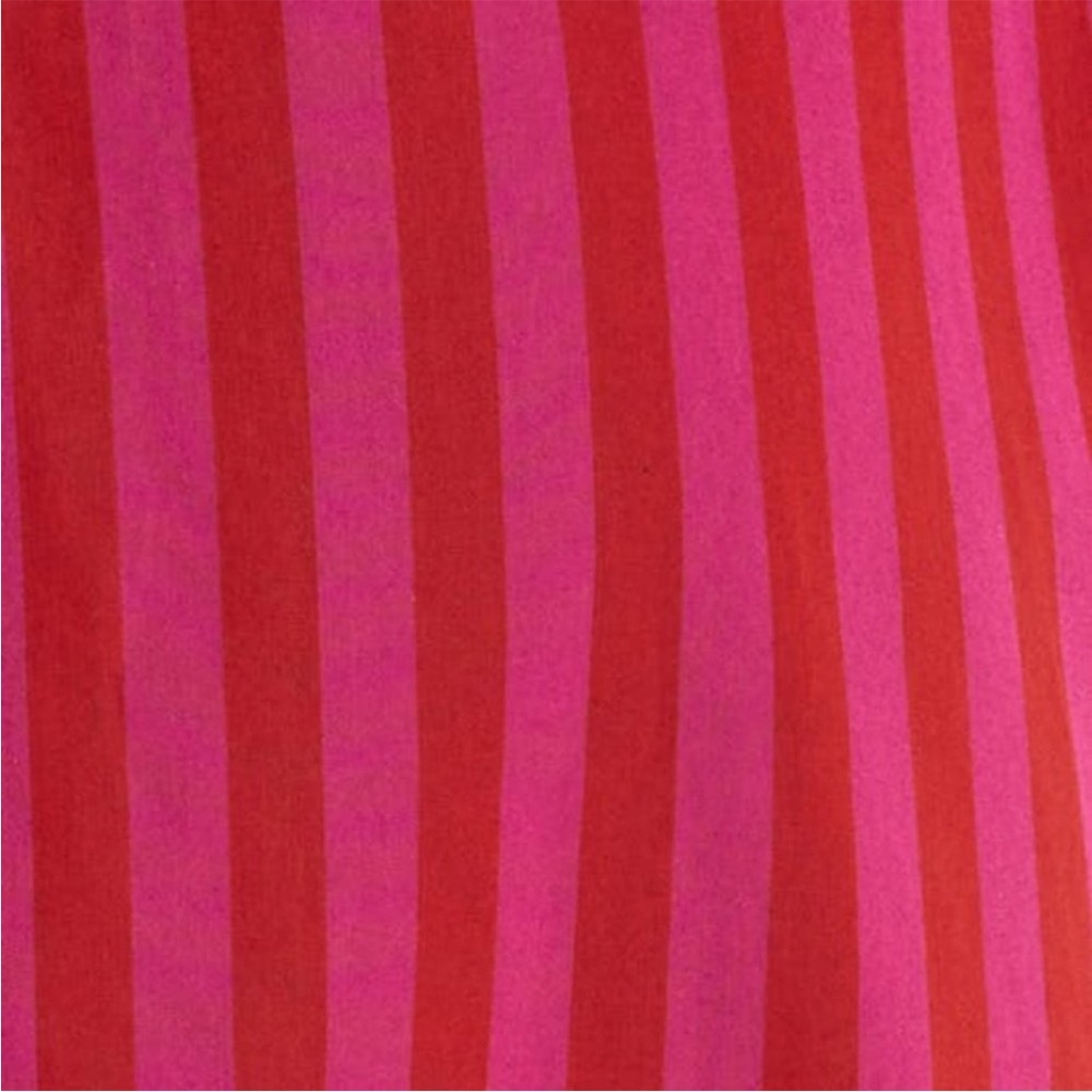 Rebecca Taylor Pink Striped Midi Dress - Picture 5 of 5